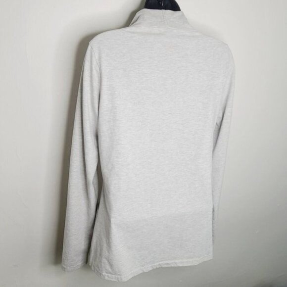 Roots Half Zip Heathered Grey Sweater - Picture 6 of 6
